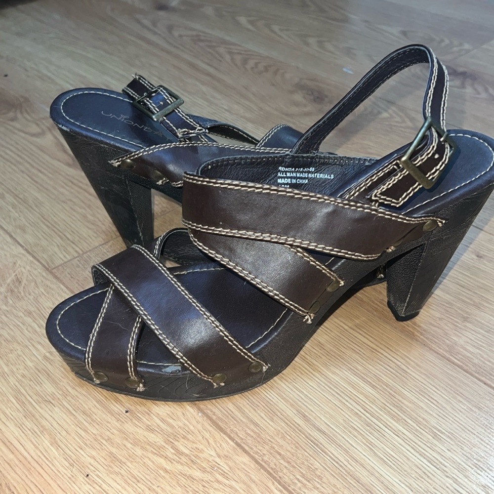 UnionBay Chunky Heel size 10